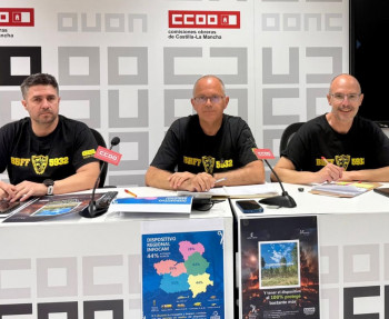 CCOO exige la activación del 100% del dispositivo contra incendios