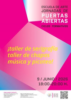 La Escuela de Arte Elena de la Cruz abre sus puertas para mostrar su oferta formativa y creativa