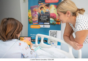 El proyecto Mini Tales llega a las niñas y niños del Hospital Universitario de Guadalajara 