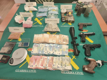Demantelado un 'supermercado' de drogas en Alovera