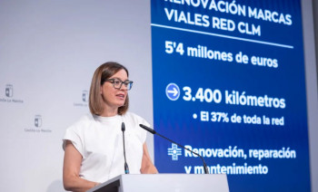 El Gobierno regional invertirá casi 5'4 millones de euros en renovar las marcas viales del 40% de la red de carreteras regional