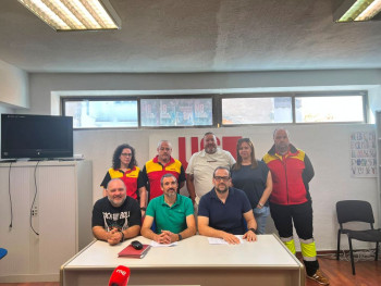 Seguimiento masivo de la huelga en el centro logístico de L’Oreal en Quer