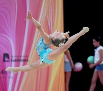 Guadalajara ha sido escenario del máximo nivel competitivo en la gimnasia rítmica española