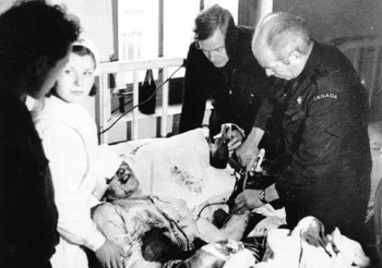 El doctor Norman Bethune en la Batalla de Guadalajara