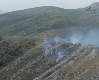 Extinguido el incendio de Tamajón que se había declarado el pasado viernes