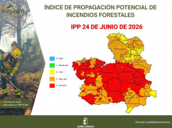 Guadalajara continúa en nivel naranja de propagación de incendios forestales