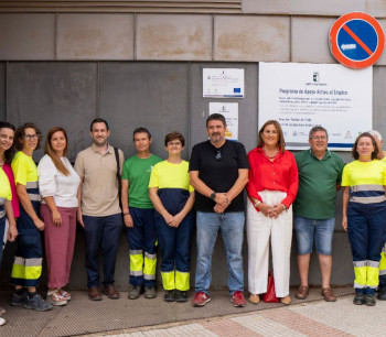 La Junta financia la formación de ocho personas en 'Limpieza en espacios abiertos e instalaciones industriales'