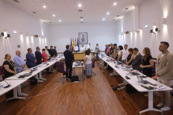El Pleno del Ayuntamiento de Guadalajara arranca con un minuto de silencio por Venezuela