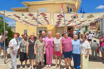 La delegada de la Junta visita las obras de acondicionamiento del canal de aguas pluviales de Medranda