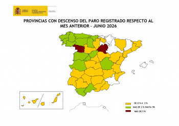 Guadalajara registra una bajada moderada del paro para un mes de junio