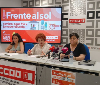 CCOO presenta su campaña de prevención contra el calor extremo 