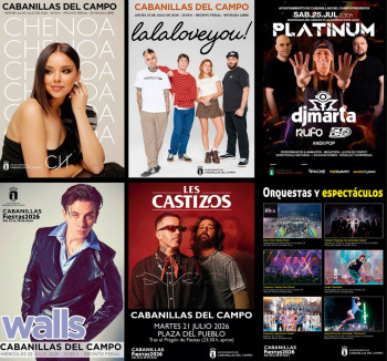 Chenoa, La la Love You, Walls y Les Castizos, principales conciertos de las Fiestas de Cabanillas 2026