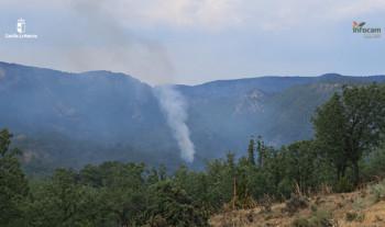 Declarado un incendio en Poveda de la Sierra