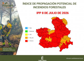 Guadalajara amanece por tercer día consecutivo en nivel extremo de propagación de incendios forestales