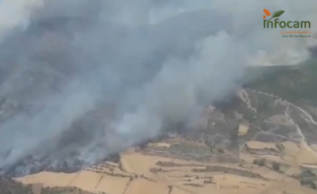 El incendio de Selas se declara a Nivel 2