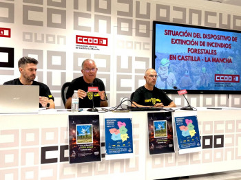 CCOO afirma que los recortes en Geacam han condicionado la respuesta a los grandes incendios forestales 