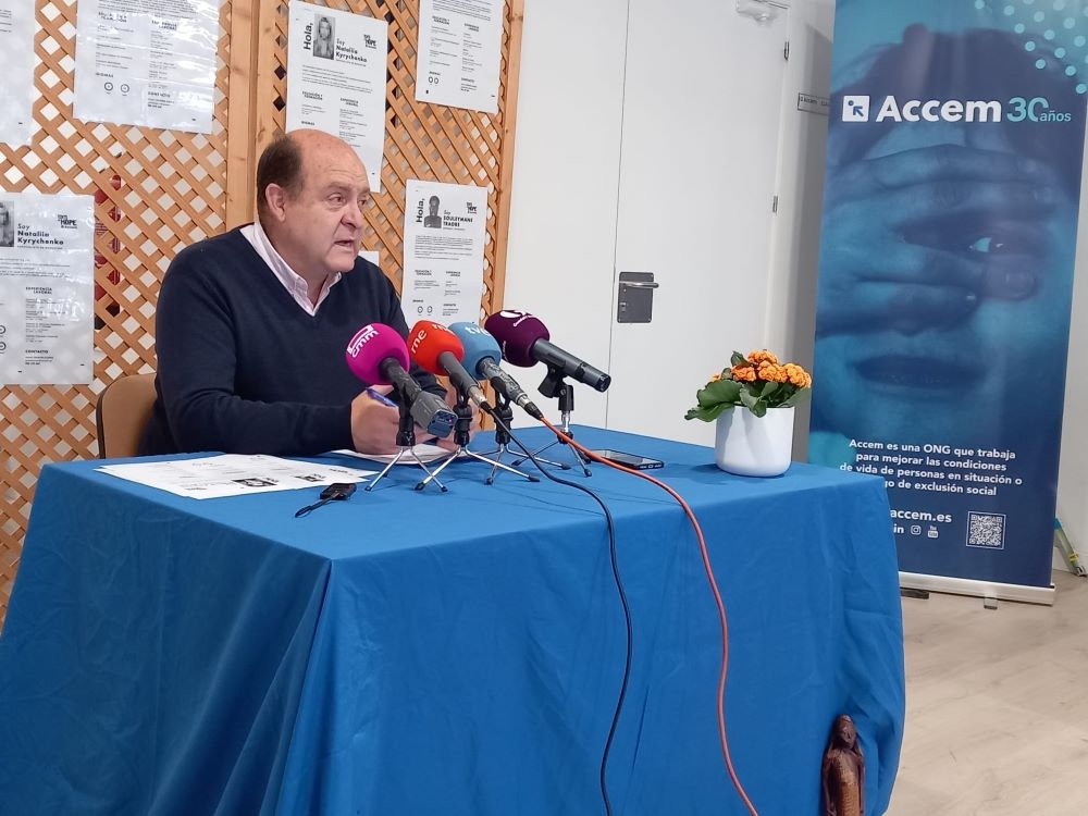Braulio Carlés, durante la rueda de prensa.
