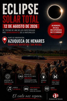 Azuqueca repartirá 6.000 gafas homologadas para seguir el eclipse solar desde el complejo San Miguel