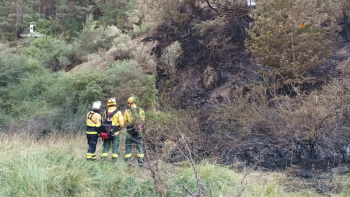 ACTUALIZACIÓN: El incendio forestal de Checa pasa a estar controlado después de seis horas desde su declaración