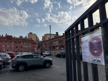 Menos aparcamiento en el centro por la instalación de los toriles de los encierros