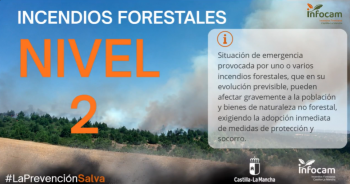 El incendio de El Recuenco pasa a nivel 2