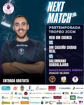 El Balonmano Guadalajara afronta un exigente triangular en el Trofeo JCCM