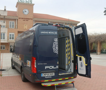 La furgoneta 'Vidoc' de la Policía regresa a Cabanillas en septiembre