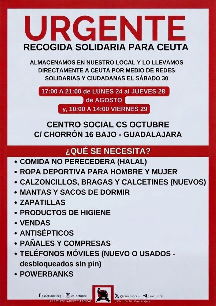 Fuente: Centro Social Octubre