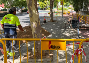 Arranca la mayor operación de reparación de acerados de la historia de Cabanillas
