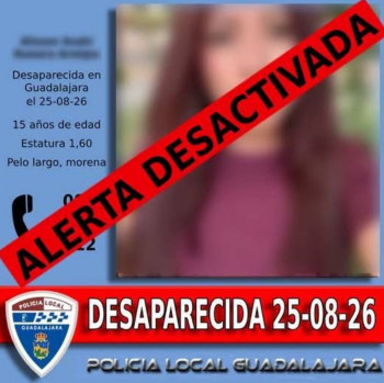Desactivada la alerta por la menor desaparecida en Guadalajara