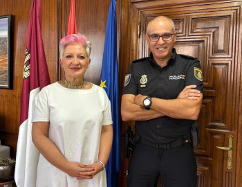 La delegada de la Junta mantiene un primer encuentro institucional con el nuevo comisario jefe de la Policía Nacional en Guadalajara