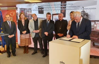 Diputación y Obispado han restaurado 46 iglesias y 16 obras artísticas en los últimos tres años