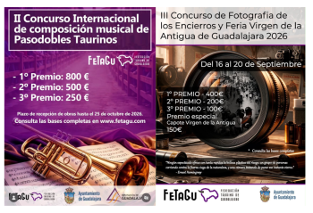 FeTaGu convoca sus concursos de fotografía y pasodobles taurinos