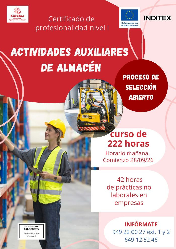 Fuente: Cáritas Diocesana Sigüenza-Guadalajara 