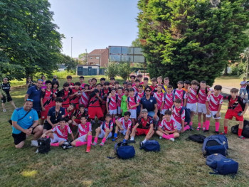 TERRITORIO DEPORTE. Rayo Arriacense, de una ilusión nacida en el colegio a una familia de 330 jugadores