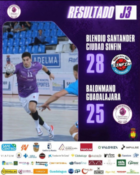 El Balonmano Guadalajara encajó en Santander su primera derrota del curso