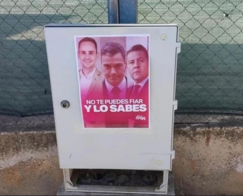 El PP vuelve a la carga con sus carteles, esta vez en Cabanillas