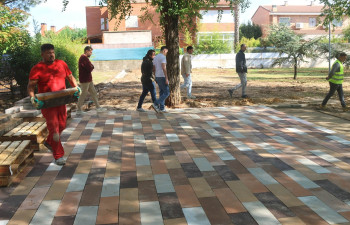 La reforma del Parque Buero Vallejo de Cabanillas supera el 40% de ejecución