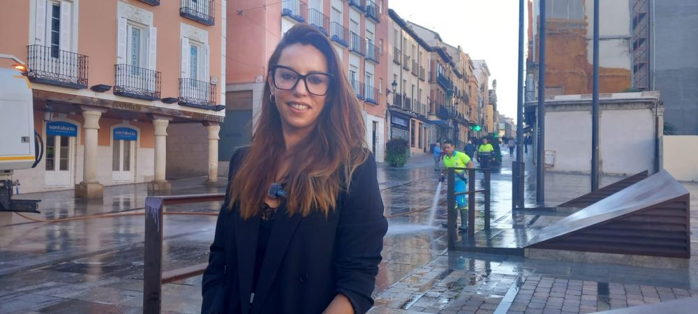 Lucía de Luz, portavoz del Grupo Municipal del PSOE en el Ayuntamiento de Guadalajara//Imagen: El Decano de Guadalajara.