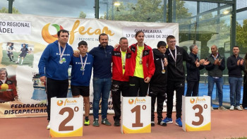 El Campeonato Regional de Pádel de FECAM reivindica en Guadalajara el deporte como herramienta de inclusión