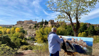 Rafael Carrascal gana el Concurso Nacional de Pintura Rápida de Sigüenza 