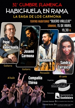 El Buero Vallejo acoge este sábado 15 de abril la 31ª Cumbre Flamenca
