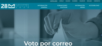 Interior lanza su web para las elecciones locales 