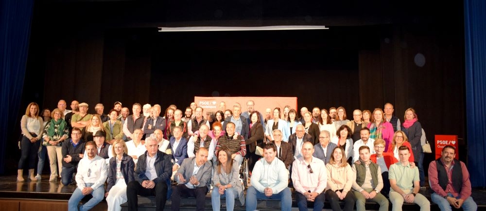 El acto de presentación de candidaturas tuvo lugar el sábado, en Mondéjar//Imagen: PSOE.