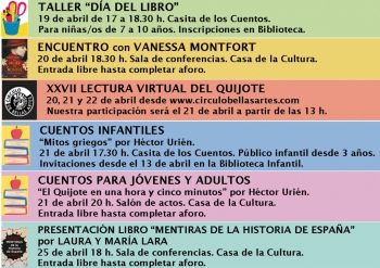 Intensa semana de actividades en la Biblioteca Municipal Almudena Grandes
