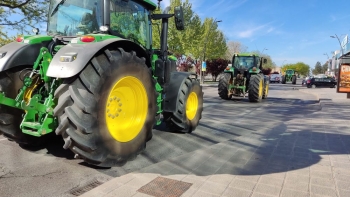Agricultores y ganaderos de Guadalajara se manifiestas en contra de la Agenda 2030 y en defensa del mundo rural