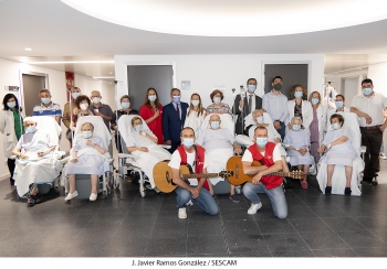 Unas dosis de "Música en Vena" para contribuir a la recuperación de los pacientes del Hospital de Guadalajara
