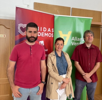 Unidas Podemos -IU anuncia su confluencia con Alianza Verde
