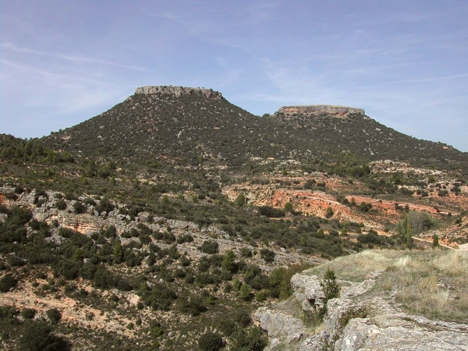 Monumento Natural de las Tetas de Viana en Viana de Mondéjar. Imagen: Enrique Díaz