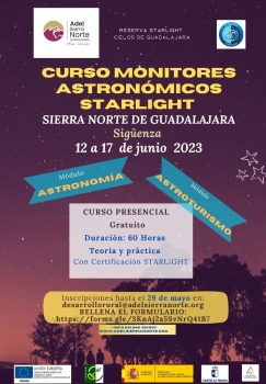  Abierto el plazo para la inscripción al nuevo curso de monitores StarLight de Adel Sierra Norte 